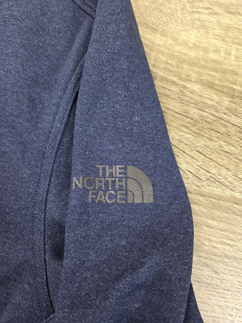 The North Face 1/4 Zip Pullover Sweatshirt Men's 2XL Blue Fleece Long Sleeve